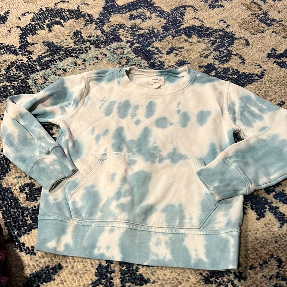 J-Crew Tie die sweatshirt.  Size medium 8/9